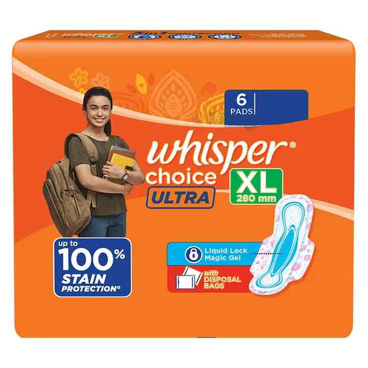 Whisper Choice Ultra Sanitary Pads